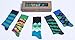 socks n socks-Men's 5-pair Luxury Fun Cool Cotton Colorful Mix Socks Gift Box