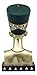 Ebros Golden Ancient Egyptian Queen Nefertiti Bust Statue 9.75