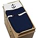 Sweet Jojo Designs Baby Changing Pad Cover for Anchors Away Nautical Navy and White Collection