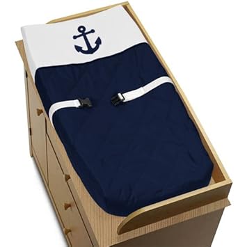 nautical changing pad cover