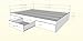 Nexera 225403 Blvd Full Size Storage Bed, White