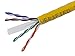 Monoprice Cat6 Ethernet Bulk Cable - Network Internet Cord - Solid, 500Mhz, UTP, CMR, Riser Rated, Pure Bare Copper Wire, 23AWG, 1000ft, Yellow