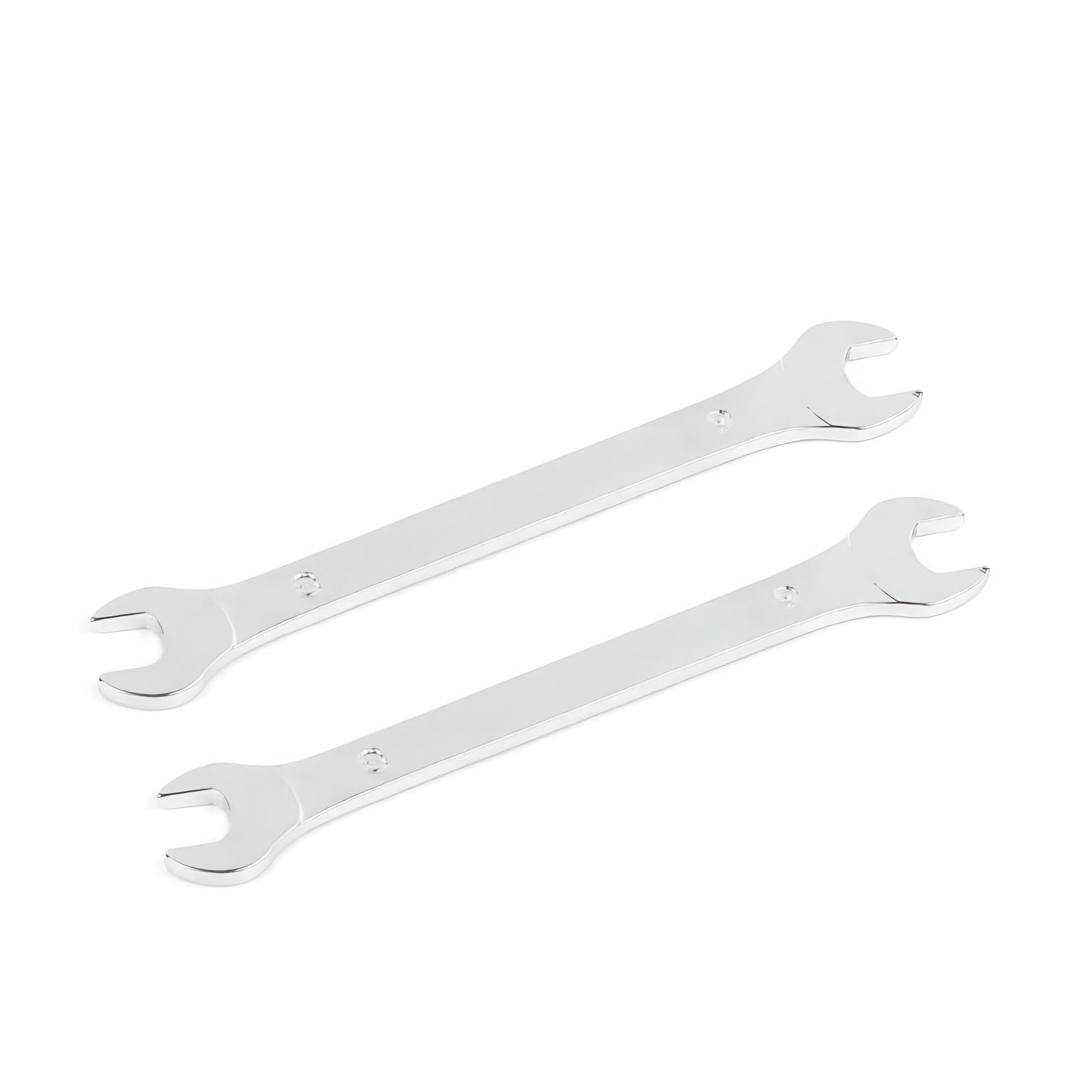 Aoktorkit 2 Pcs Double Open End Spanner,8mm x 9mm Chrome Vanadium Steel Wrench Super-Thin Open Ended Wrench Flat Spanner for Narrow Space,DIY,Pipeline,Repair Bicycle Repair and Home Maintance