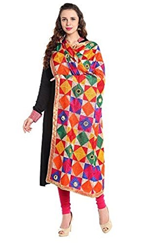 fashion tree women's dupatta(ft278_multicolour_free size)