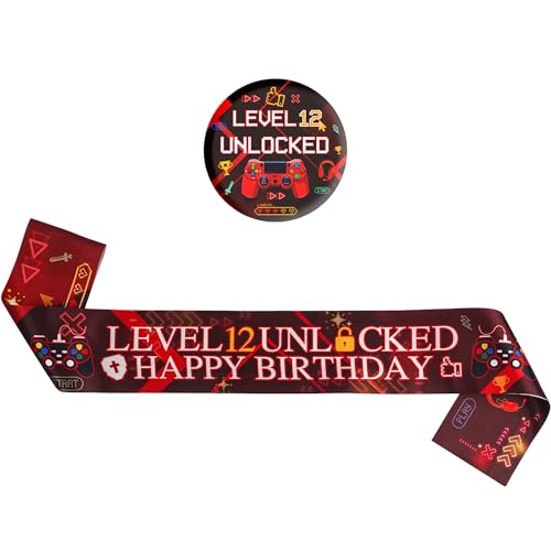 12th Birthday Decorations Red