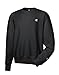 Champion Men's Crew Neck Reverse Weave Sweatshirt, Black, X-Large