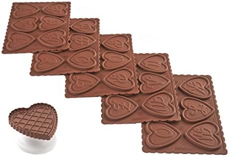 Silikomart Keks Set Cookie Abc Buchstaben Schokolade Ausstecher Herz Ckc 7 8 9 10 11 Amazon De Kuche Haushalt