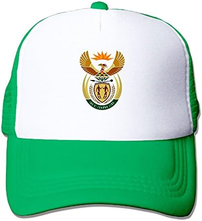 PJ090KA Custom Fashion Adult Coat Of Arms Of South Africa Travel Visor Cap Kellygreen