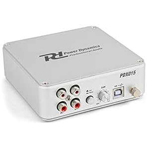Power Dynamics PDX015 LP’s digitaliseren Phono USB Voorversterker