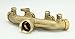 SOMMERLAND Heavy Duty Brass 4 Way Garden Hose Shut Off Connector (All Brass-1PK)