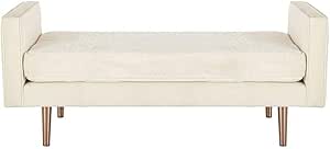 THBEIBEI Zapateros Puf Moderno Gamuza Dormitorio heces |Banco del Resto