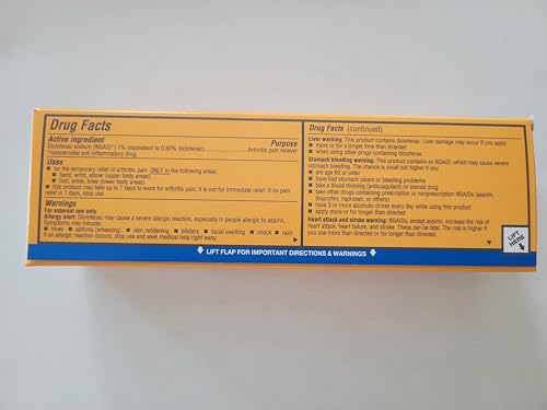 Curist Diclofenac Sodium Topical Gel 1 Percent 150g for Arthritis Pain(6 Bulk Pack) - Joint Pain Relief for Hand, Foot Pain, Knee, Elbow & Ankle1% (5.29oz - 6 Pack)