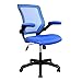 Mesh Task Office Chair with Flip Up Arms. Color: Blue
