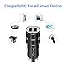 Xnuoyo Car Charger Ultra Compact Dual USB Car Adapter Safety Protection Travel Car Charger for iPhone iPod iPad and Android Google Devices