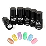 BMC Creamy Soft Colored Nail Lacquer Gel Polishes - A Moment In Time Collection