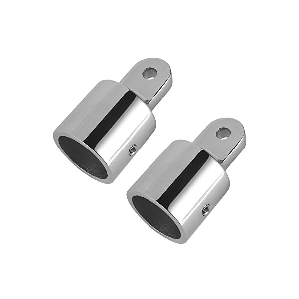 LTC-2-PCS-Eye-End-Cap-Bimini-Top-Fitting-Hardware-78-Marine-Stainless-Steel