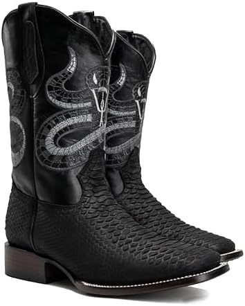 Amazon.com | Joe Boots Exotic Python Leather Print Men's Western