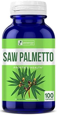 Saw Palmetto Supplement For Prostate Health - Formula Supporting Healthy Urination & Natural DHT Blocker With Ashwagandha Root (100 Saw Palmetto Capsules)