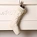 Komotu Christmas Stockings, Knit Christmas Stockings, Unique Burgundy and Ivory White Knit Christmas Stockings 14