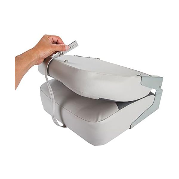 Rage-Powersports-DLX-BOAT-SEAT-GCG-Bass-Fishing-Replacement-Folding-Vinyl-Boat-Seat