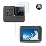 Kupton Screen Protector for GoPro Hero 7/6 / 5 /Hero (2018) (6 Packs), LCD Screen Protector + Lens Protrector Film for GoPro Hero7 Hero6 Hero5 GoPro Accessories