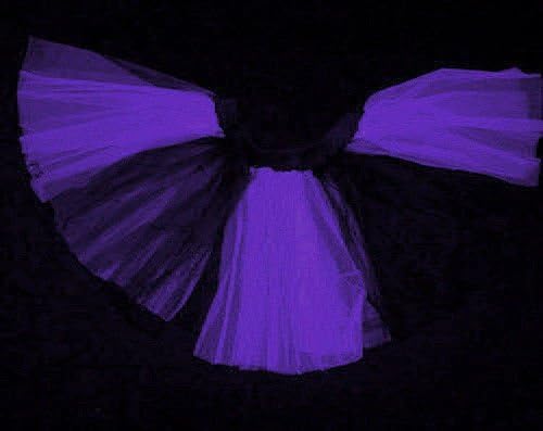 Plus Size Purple Black Stripe 2 Tone Tutu Dance Halloween ChristmasClubwear Free Shipping