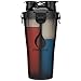 Hydra Cup - 30oz Dual Threat Shaker Bottle, Shaker Cup + Water Bottle, Leak Proof, Awesome Colors, Save Time & Be Prepared (Pack of 1, Triple Black)