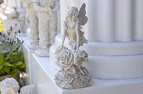 Amazon Co Jp ローズフェアリー 薔薇の妖精 置物 オブジェ ポリストーン製 アンティーク ヨーロピアン クラシック ガーデン オーナメント インテリア 輸入雑貨 天使 エンジェル ゴシック Diy 工具 ガーデン