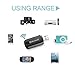DHMXDC USB Bluetooth Car Kit Wireless Audio Music Receiver Adapter 3.5mm Stereo Output for Headphones Portable Speakers and Car Stereo Systems – Blackthumb 2