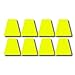 Firefighter Helmet Tets 8 Pack Tetrahedrons Fire Helmet Stickers - Stock Lime-Yellow
