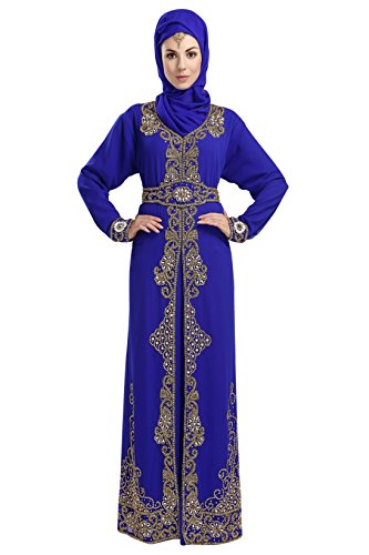 Royal Dubai Long Maxi Party Wear Kaftan Dress For Australia