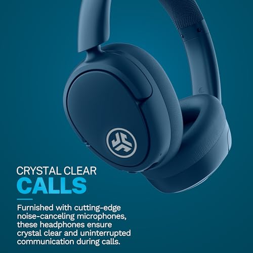 JLab JBuds Lux ANC, Over Ear Headphones, Active Noise Cancelling, Bluetooth, Limited Edition Navy