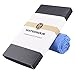MATEDSOUS Blue Color Large Microfiber Fast Drying Towel for Gym, Sports, Running, Swimming, Beach. Travel- PERFECT Size for hair drying-31 x 23 Inches