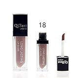 Sankuwen Waterproof Matte liquid lipstick Long Lasting lip gloss Qibest Lipstick (#18)