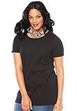 Ultimate Tee Women's Plus Size Crew Neck Ultimate Tee Black,3X