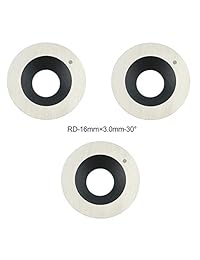 DLtools   Cortadores de repuesto redondos de carburo de tungsteno (0.630 in) (30 ángulos de corte), para acabadores de tamaño completo y profesional, herramientas de cortar madera (Ci0)