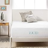 LUCID 14 Inch Memory Foam Bed Mattress
