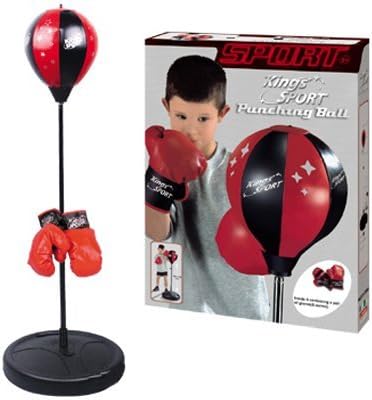 King Sport Punching Bag Adjustable Height 90 130 Cm 35 51 Floor Anchor