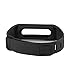 Cute Silicone Replacement Wristband Bracelet/Accessory Band with Safety Clasp for Fitbit One Wireless Activity Plus Sleep Tracker (Black)