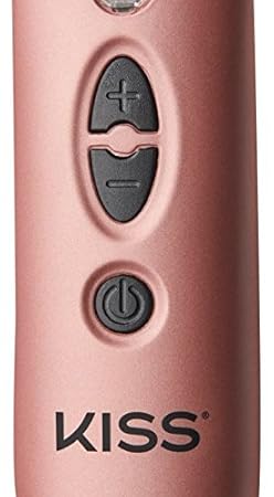 kiss products professional ceramic hair styling comb straightener gold edition