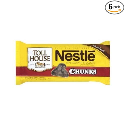 Nestle toll house chunks semi-sweet chocolate (028000210205)