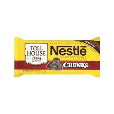 Nestle, Toll House, Semi Sweet, Chocolate Chunk Morsels, 11.5oz Bag (Pack of 6)