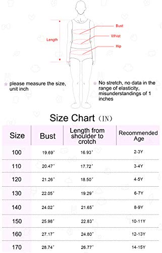 Girls' Dance Dress Leotards Gymnastics Ballet Tutu Skirted Leotard Mermaid Unicorn Gymnastic Skirt (Toddler/Big Girls) (Colorful Stripe, 130cm (6-7 years old))