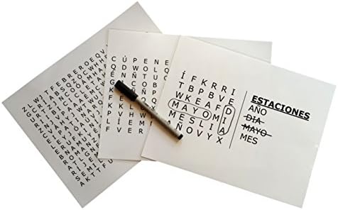 Keeping Busy Estaciones Spanish Word Search Dementia and Alzheimer's Grab & Go Engaging Activities/Puzzles/Games for Older Adults