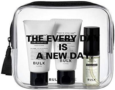 バルクオム (BULK HOMME) バルクオム THE TRAVEL SET FOR HAIR CARE (ヘアケアトラベルセット)【旅行や持ち運びに】 シャンプー フローラルフルーティー ホワイト 20g/20g/15mL
