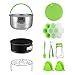 Te-Rich Pressure Cooker Accessories - Stainless Steel Steamer Basket - 10 Pcs Accessory Set Compatible with Instant Pot