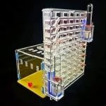 8bayfa Formiche Casa Chiaro Formicaio Educactional Toy 2-Torre di Installazione Fai da Te con Alimentazione Area Ant…