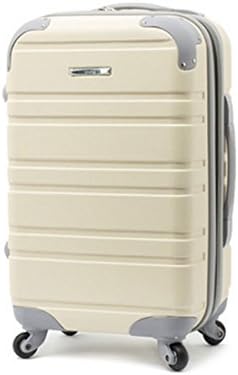 EDDAS EA-101 25 Inch ABS Pastel Color Series Hard Type Luggage (Product of Korea) (Ivory)