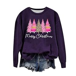 Plus Size Funny Christmas Shirts for Women Long