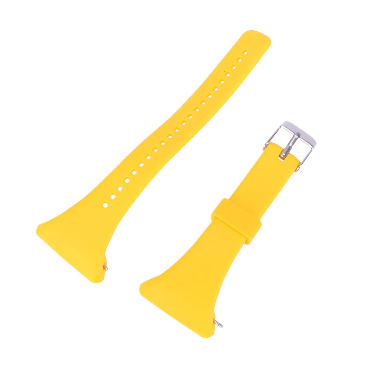 ibasenice Band for Polar FT4 FT7-Replacement Watchstrap Silicone Watch Band Strap Replacement Quick Release Wristband Bracelet Strap Compatible for POLAR FT4 FT7 Heart Rate Monito (Yellow)